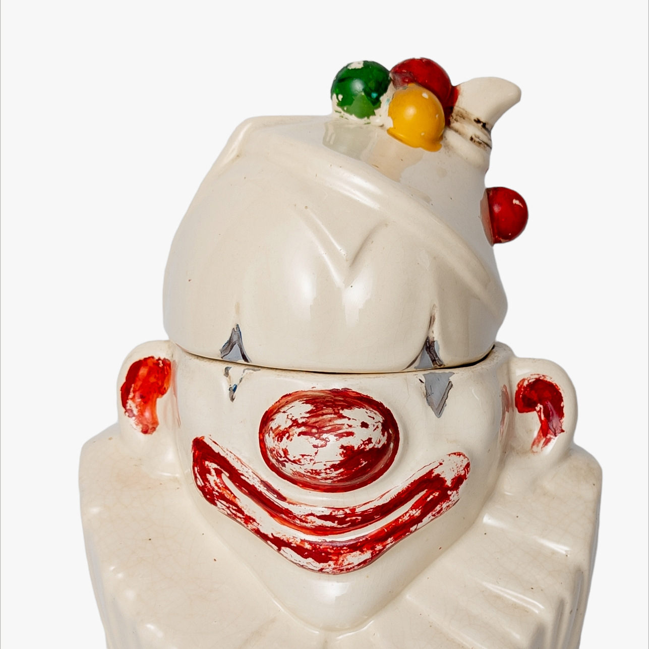 Vintage McCoy Pottery Clown Cookie Jar