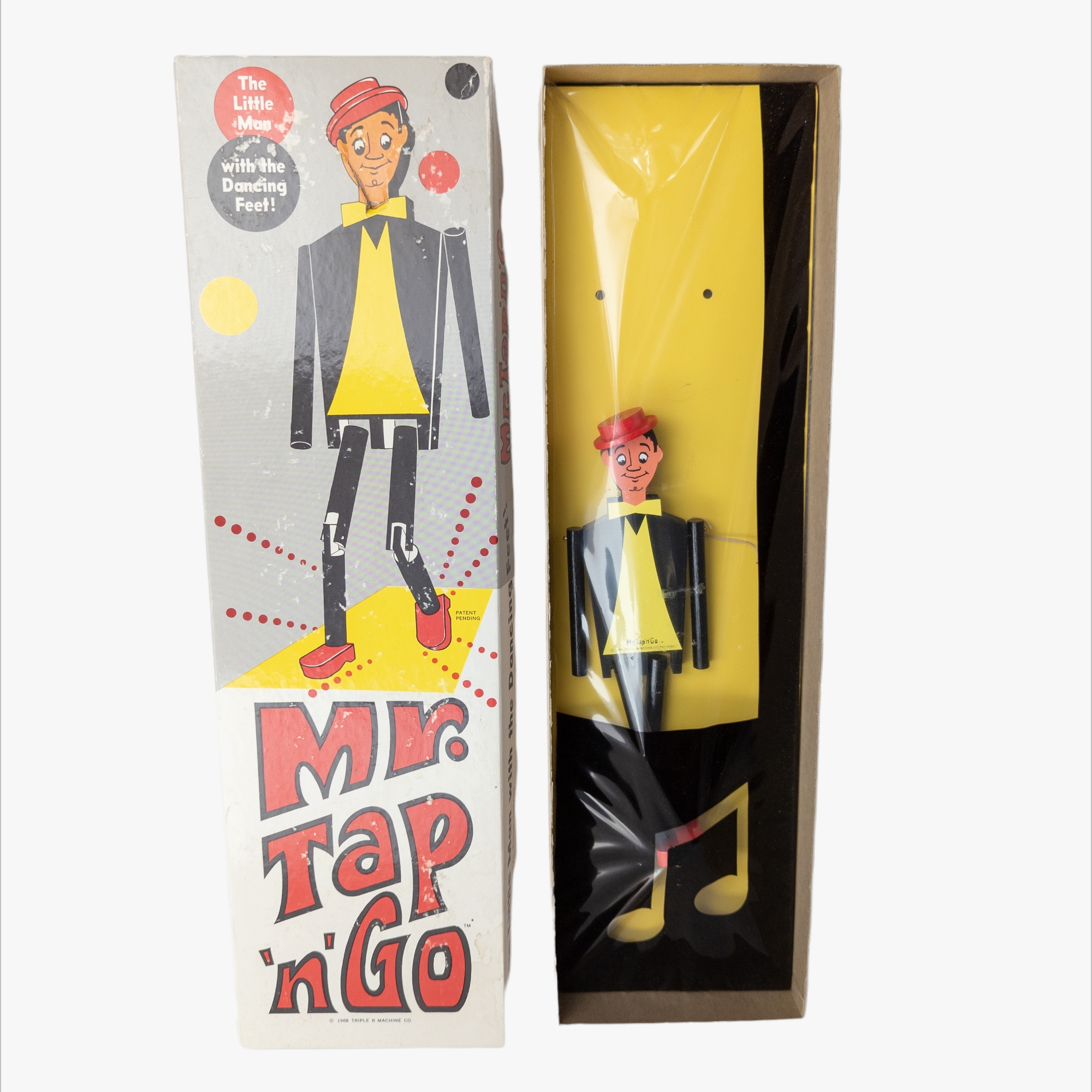 Vintage Mr. Tap N Go Dancing Puppet