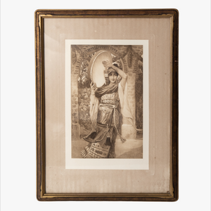 Antique Victorian James Tissot Framed Lithograph