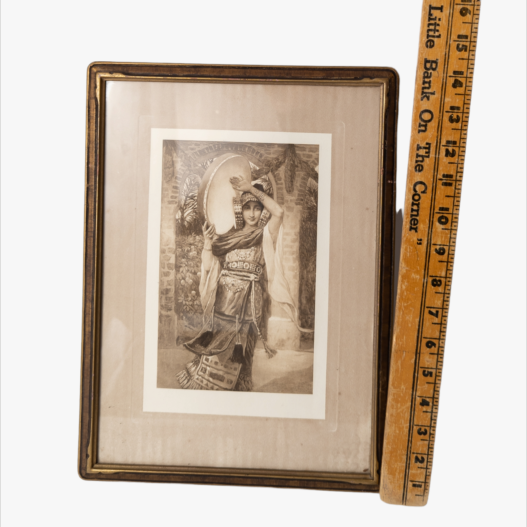 Antique Victorian James Tissot Framed Lithograph