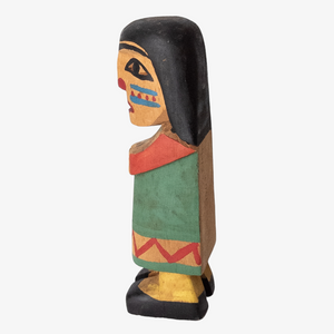 Vintage Salish Yellow Cedar Chief Sealth Figurine