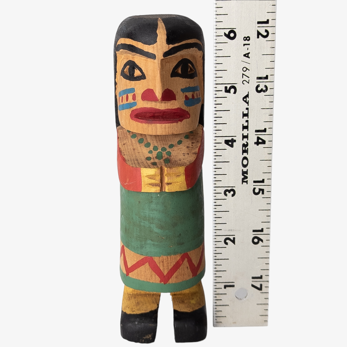 Vintage Salish Yellow Cedar Chief Sealth Figurine